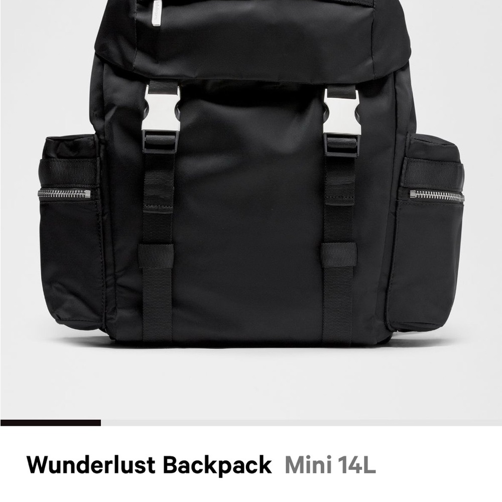 Lululemon Athletica Black Backpack